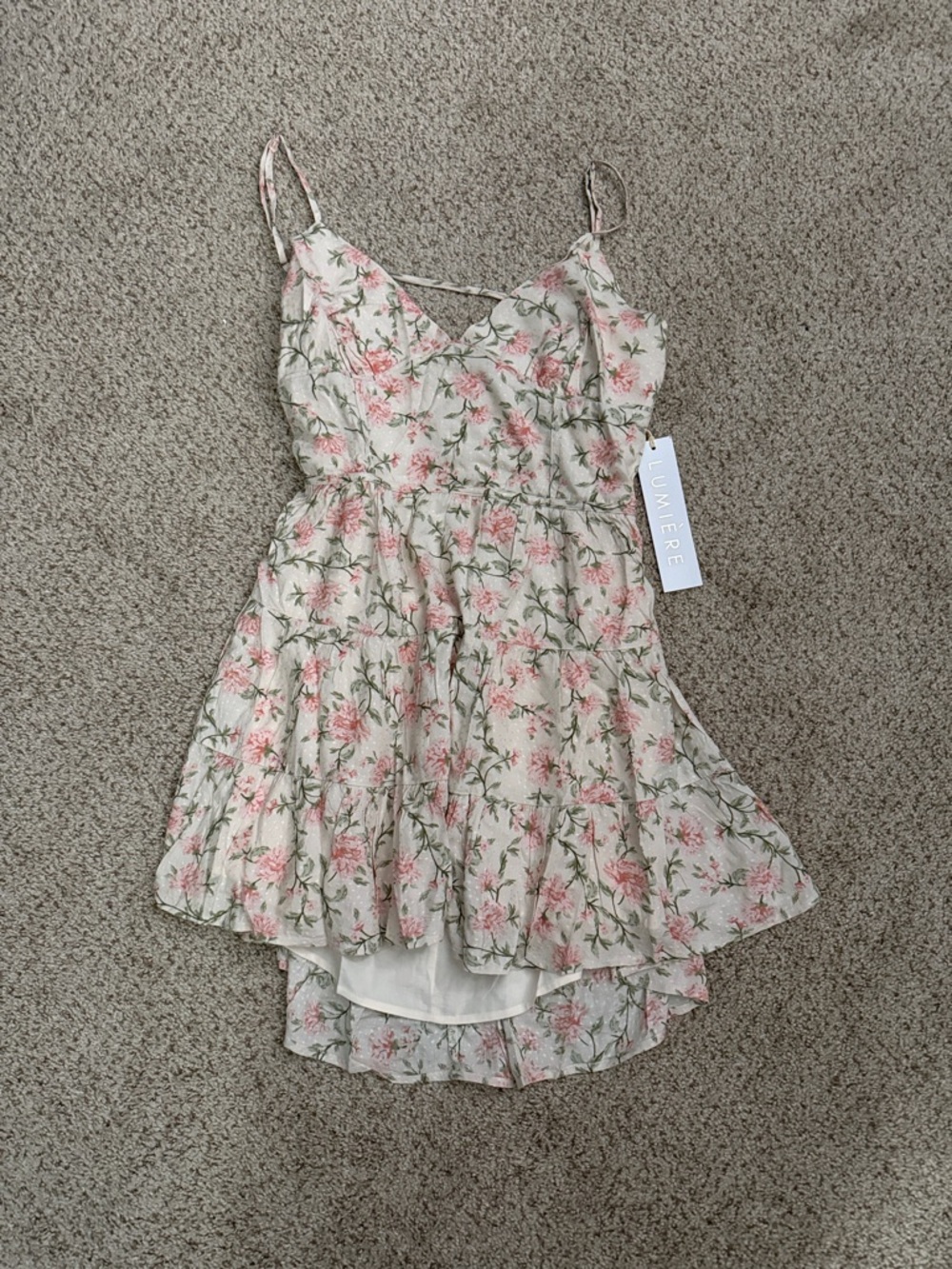 Floral Mini Dress Size L